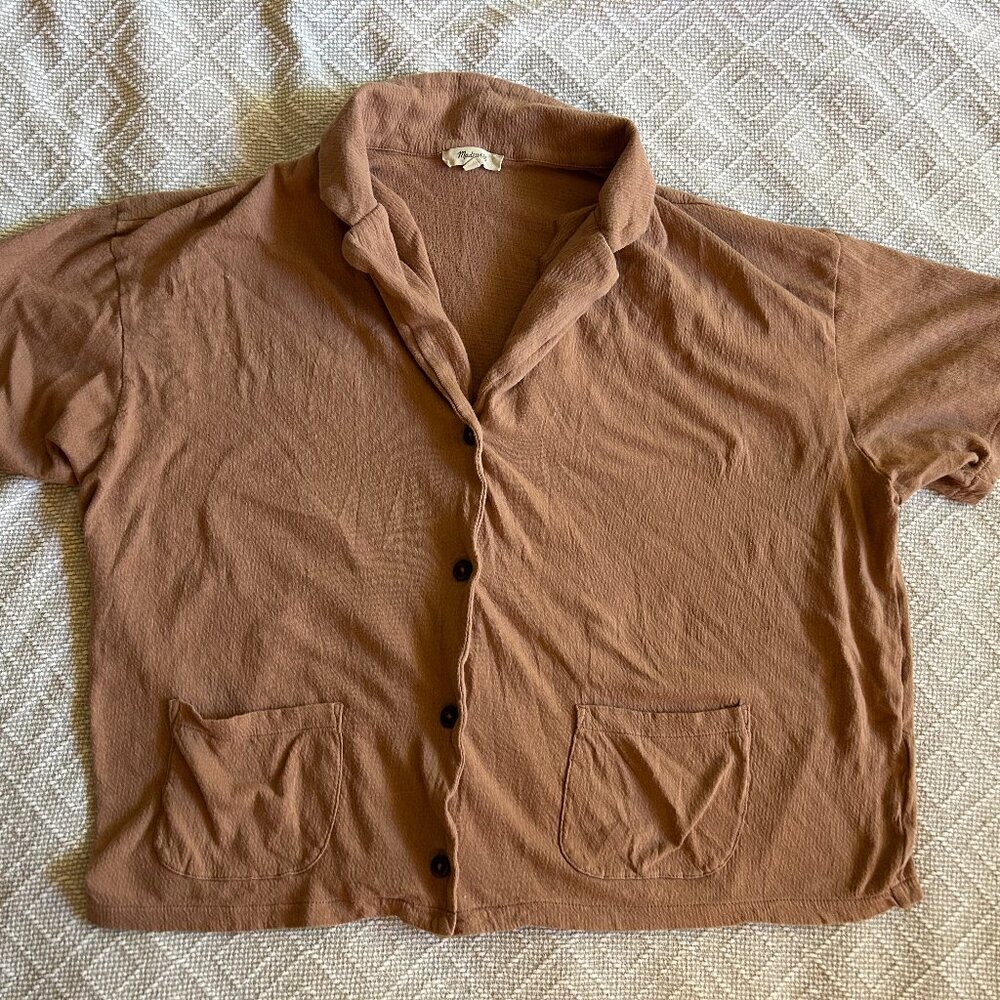 Madewell Cotton Button Down Shirt - Size L